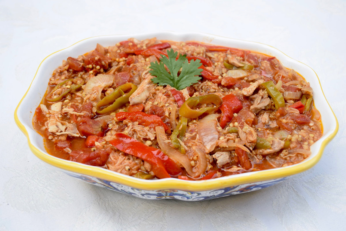 Slow Cooker Chicken and Peppers